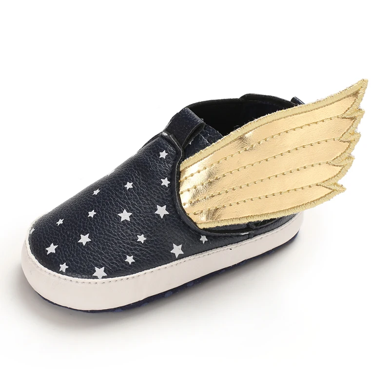 Spring And Autumn Style Big Wings Baby Star Printing Flat Casual Shoes 0-18 Months Of Newborn Toddler Shoes
Spring And Autumn Style Big Wings Baby Star Printing Flat Casual Shoes 0-18 Months Of Newborn Toddler Shoes