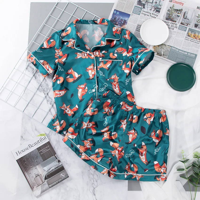 Осенняя новая Пижама с коротким рукавом и принтом, пижама для чайных девушек
Осенняя новая Пижама с коротким рукавом и принтом, пижама для чайных девушек