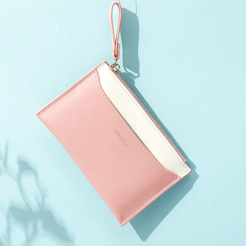 New Korean Women Multi-function Card Holder Bag Multi-card Small Wallet Fashion Contrast Color Zipper Coin Purse
New Korean Women Multi-function Card Holder Bag Multi-card Small Wallet Fashion Contrast Color Zipper Coin Purse
