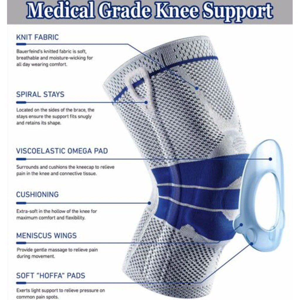 Sports Knee Pads Support Silicone Spring Knee Protector Brace Basketball Running Knee Pad Dance Kneepad Tactical Kneecap
Sports Knee Pads Support Silicone Spring Knee Protector Brace Basketball Running Knee Pad Dance Kneepad Tactical Kneecap