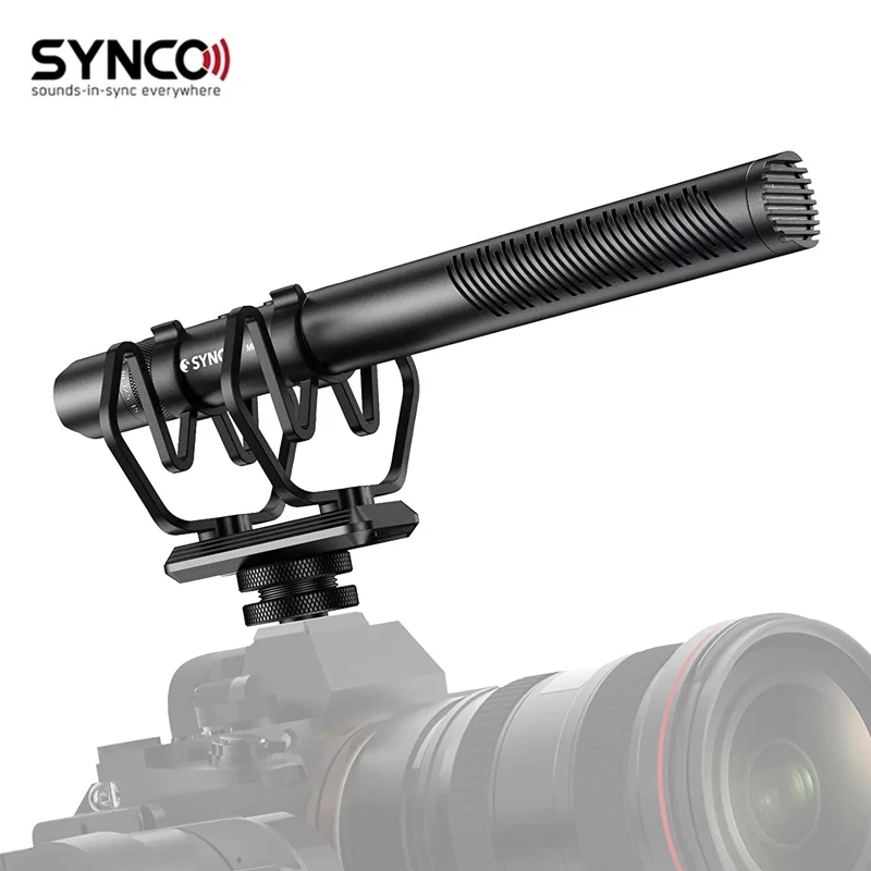 

Конденсаторный микрофон SYNCO D30 для камеры DSLR/SLR, студийный Профессиональный звукозаписывающий суперкардиоидный микрофон для интервью