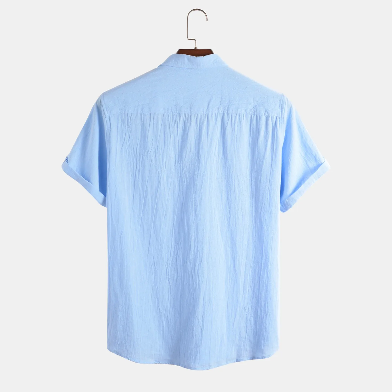 Summer Linen Shirts For Men Casual Button Up Top And Blouse Solid Color Shirts Chemise Homme Camisas De Ropa Hombre
Summer Linen Shirts For Men Casual Button Up Top And Blouse Solid Color Shirts Chemise Homme Camisas De Ropa Hombre