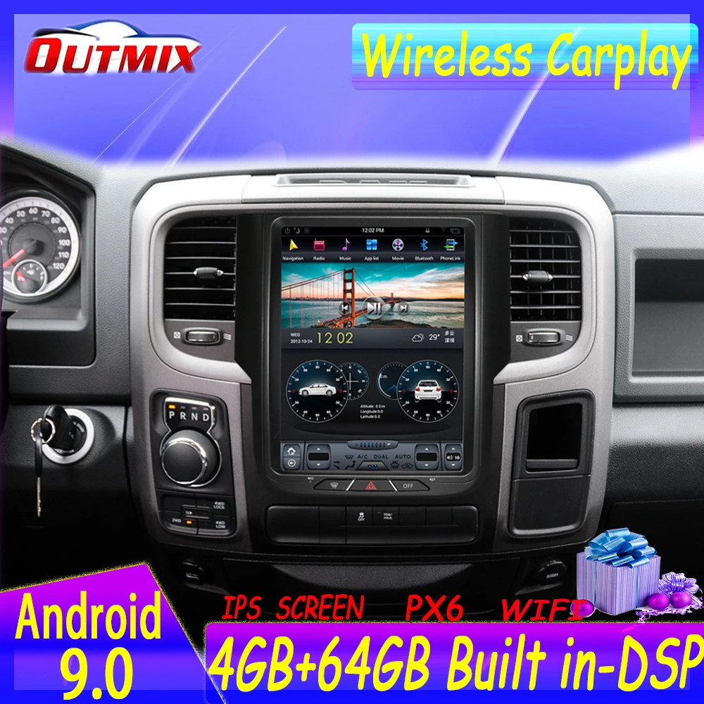 64GB Tesla Screen For Dodge RAM 1500 1500 2500 3500 2014 2015 2016 2017 2018 Android 9.0 Multimedia Player GPS Auto Audio Radio
64GB Tesla Screen For Dodge RAM 1500 1500 2500 3500 2014 2015 2016 2017 2018 Android 9.0 Multimedia Player GPS Auto Audio Radio