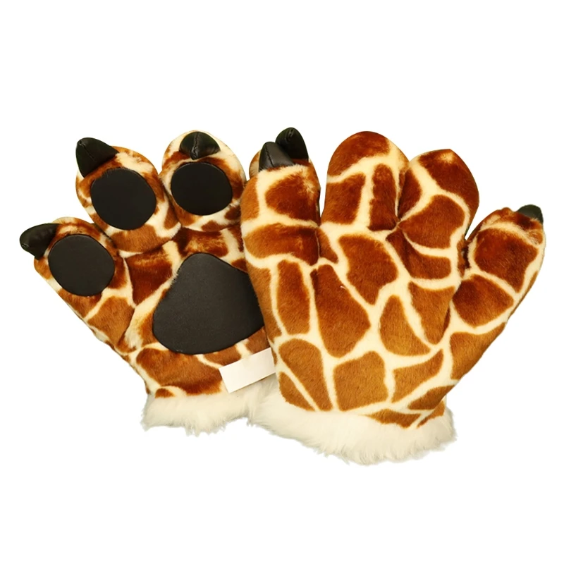 1 Pair Cute Simulation Giraffe Paw Plush Gloves Fluffy Animal Stuffed Toys Padded Hand Warmer Halloween Cosplay Costume
1 Pair Cute Simulation Giraffe Paw Plush Gloves Fluffy Animal Stuffed Toys Padded Hand Warmer Halloween Cosplay Costume