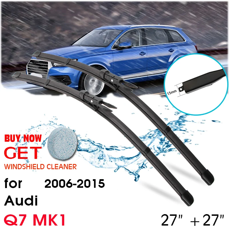 Car Wiper Blade Front Window Windshield Rubber Silicon Refill Wiper For Audi Q7 MK1 2006-2015 LHD / RHD 27"+27" Car Accessories
Car Wiper Blade Front Window Windshield Rubber Silicon Refill Wiper For Audi Q7 MK1 2006-2015 LHD / RHD 27"+27" Car Accessories