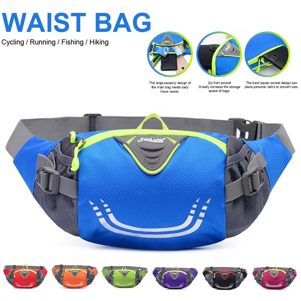 Multi-Functional Waist Pack Large Waist Bag with 3 Zipper Pockets Water Bottle Holder for Cycling Camping Bicycle accessories
Multi-Functional Waist Pack Large Waist Bag with 3 Zipper Pockets Water Bottle Holder for Cycling Camping Bicycle accessories