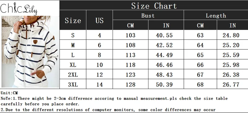 Chiclily Autumn Striped Hooded Drawstring Hoodies Women Long Sleeve Female Hoodie Streetwear Casual Ladies Sweatshirts
Chiclily Autumn Striped Hooded Drawstring Hoodies Women Long Sleeve Female Hoodie Streetwear Casual Ladies Sweatshirts