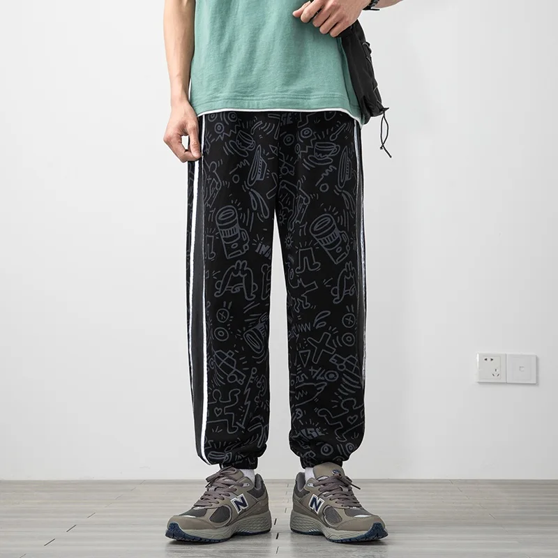 Hip hop Pants Men Loose Joggers Pants with Print Streetwear Harem Pants Clothes Ankle length Trousers Harajuku Sport Casual
Hip hop Pants Men Loose Joggers Pants with Print Streetwear Harem Pants Clothes Ankle length Trousers Harajuku Sport Casual