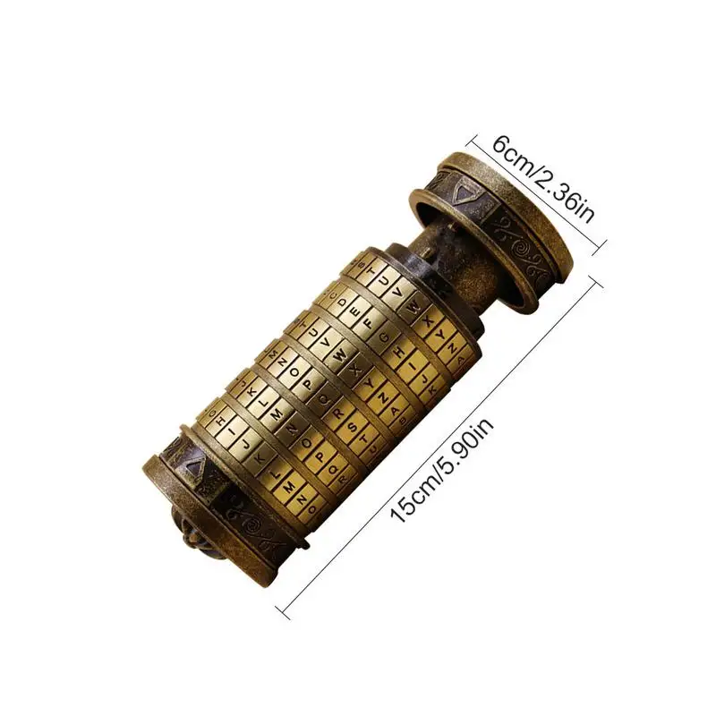 Retro Coded Lock Cryptex Interesting Combination Lock Romantic Birthday Gift Puzzle Toy For Children Early Education Toy
Retro Coded Lock Cryptex Interesting Combination Lock Romantic Birthday Gift Puzzle Toy For Children Early Education Toy