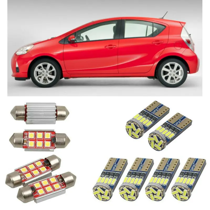 Внутренняя светодиодная Автомобильная фара для Toyota prius c nhp10 хэтчбек/Хэтчбек w2, автомобильные аксессуары, фонарь для номерного знака, светил...
Внутренняя светодиодная Автомобильная фара для Toyota prius c nhp10 хэтчбек/Хэтчбек w2, автомобильные аксессуары, фонарь для номерного знака, светил...