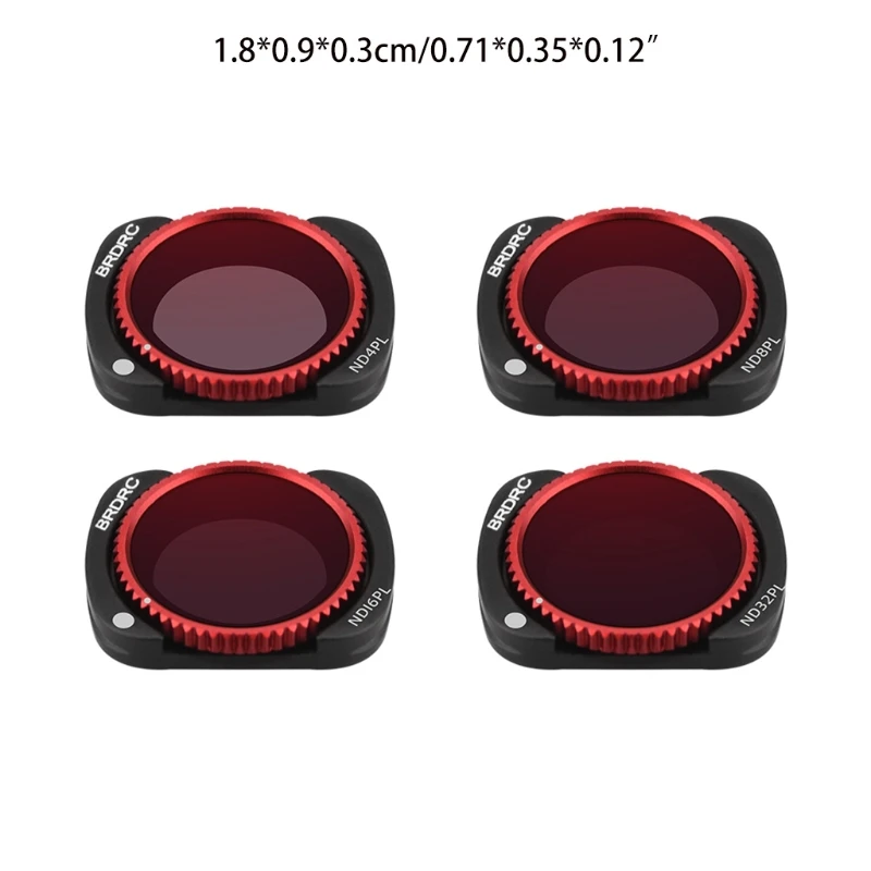 4xFilter ND Kit ND4PL ND8PL ND16PL ND32PL Camera Lens Filter for osmo Pocket 1/2
4xFilter ND Kit ND4PL ND8PL ND16PL ND32PL Camera Lens Filter for osmo Pocket 1/2