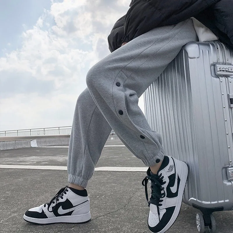 New Spring Autumn Cotton High Waist Female Sweatpants Wide Leg Baggy Pants For Women Joggers Streetwear
New Spring Autumn Cotton High Waist Female Sweatpants Wide Leg Baggy Pants For Women Joggers Streetwear