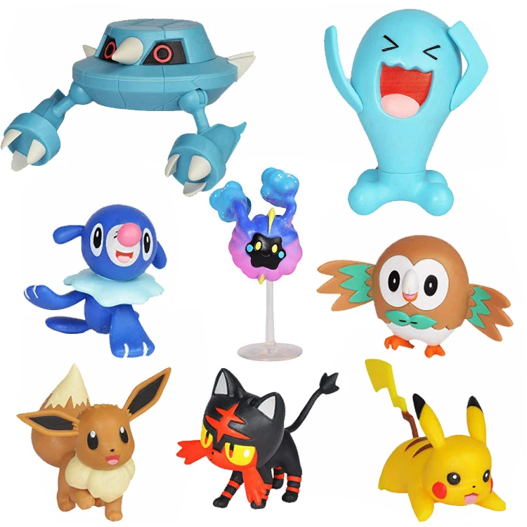 Покемон Пикачу Eevee wobбуфет Litten Popplio Rowlet Боевая кукла Набор фигурок модели игрушки для детей на день рождения рождественские подарки
Покемон Пикачу Eevee wobбуфет Litten Popplio Rowlet Боевая кукла Набор фигурок модели игрушки для детей на день рождения рождественские подарки