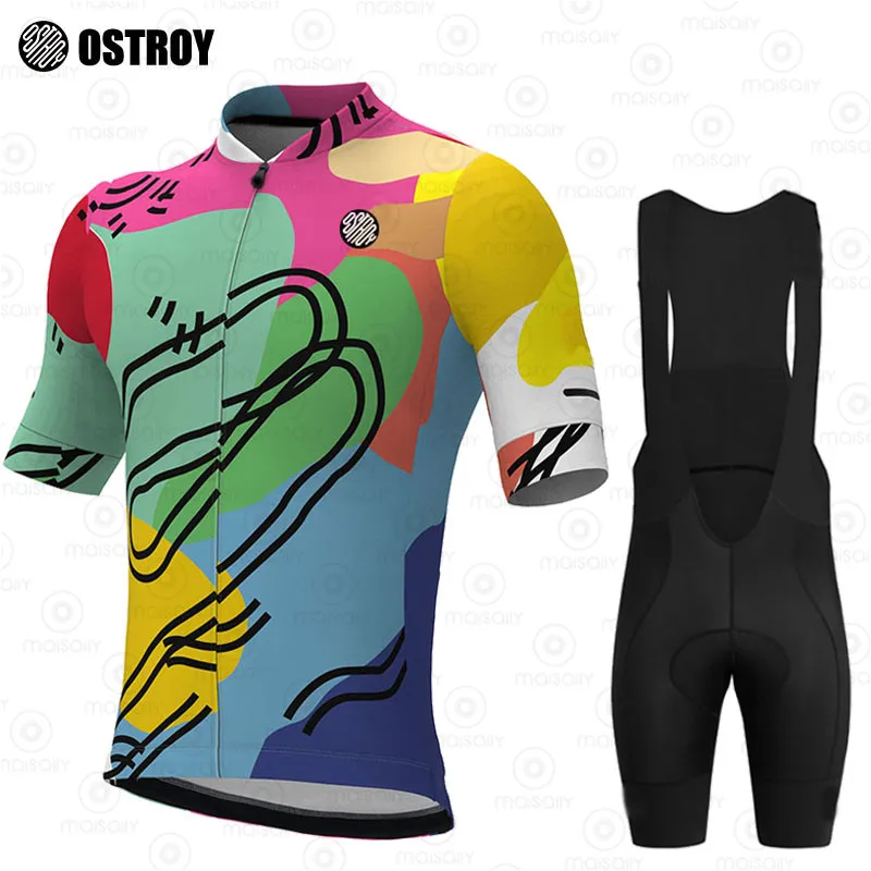 Cycling Sets Triathlon Bicycle Bike Clothing Breathable Anti-UV Mountain Cycling Clothes Suits fessiona Outdoor Sports OSTROY
Cycling Sets Triathlon Bicycle Bike Clothing Breathable Anti-UV Mountain Cycling Clothes Suits fessiona Outdoor Sports OSTROY