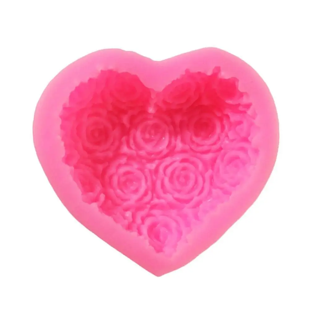 1PC 3D Love Heart Rose Flower Shape Silicone Mold Fondant Moulds Cake Decorating Chocolate Tools Soap Mold Baking F5B2
1PC 3D Love Heart Rose Flower Shape Silicone Mold Fondant Moulds Cake Decorating Chocolate Tools Soap Mold Baking F5B2