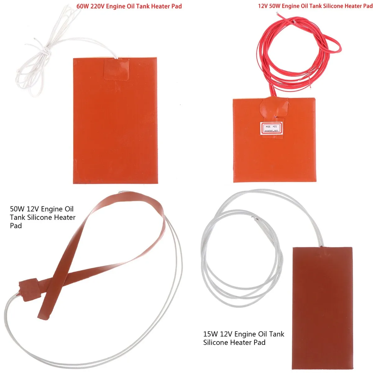 300W 220V Engine Oil Tank Silicone Heater Pad Universal Fuel Tank Water Tank Rubber Heating Mat Warming Accessories
300W 220V Engine Oil Tank Silicone Heater Pad Universal Fuel Tank Water Tank Rubber Heating Mat Warming Accessories