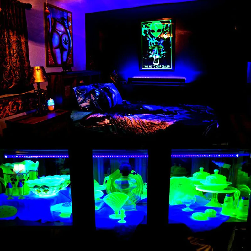 Blacklight USB UV Light Bar Ultraviolet Fluorescent CFL Light Bulb Violet Lamps for Detection Stage Lamp Halloween Art Bedroom
Blacklight USB UV Light Bar Ultraviolet Fluorescent CFL Light Bulb Violet Lamps for Detection Stage Lamp Halloween Art Bedroom
