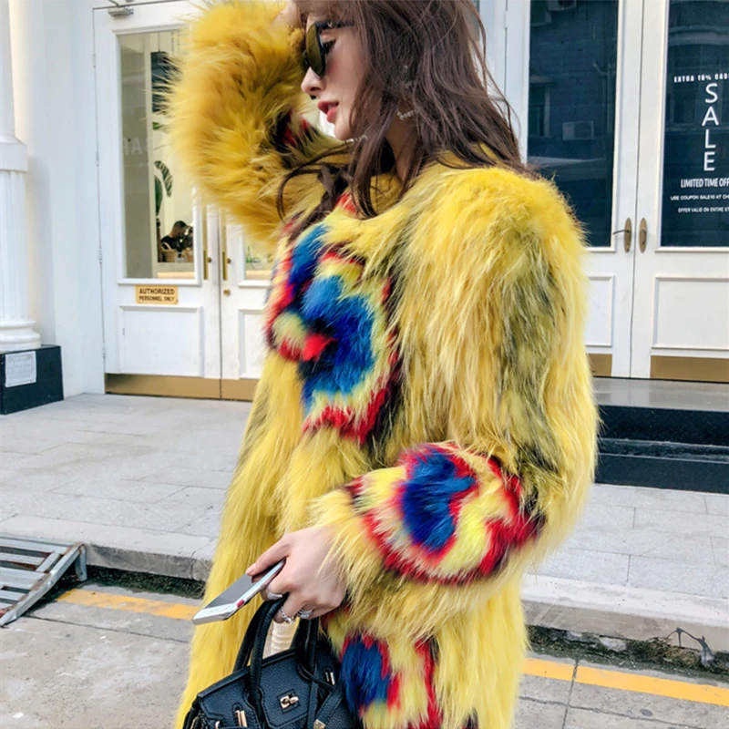 Fashion Spring Autumn Warm New Thicken Round collar Covered button Pockets Coat Female Plus Size Fox Fur Real leather coat CY524
Fashion Spring Autumn Warm New Thicken Round collar Covered button Pockets Coat Female Plus Size Fox Fur Real leather coat CY524