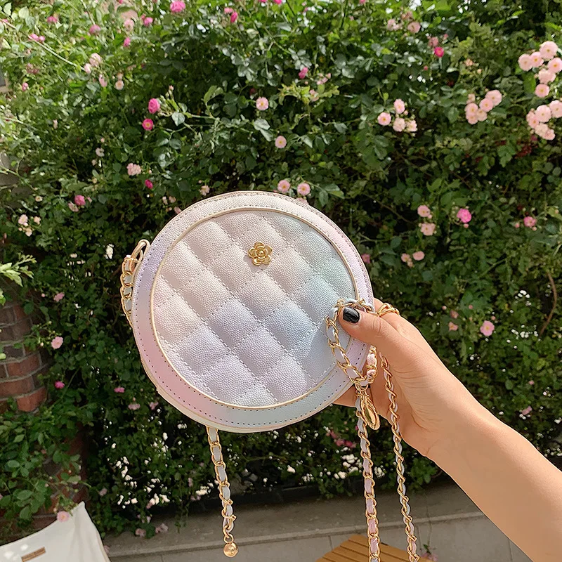 Lingge Embroidery Thread Simple Leisure Small Round Bag 2021 Summer New Style Korean Fashion Texture One-shoulder Messenger Bag
Lingge Embroidery Thread Simple Leisure Small Round Bag 2021 Summer New Style Korean Fashion Texture One-shoulder Messenger Bag