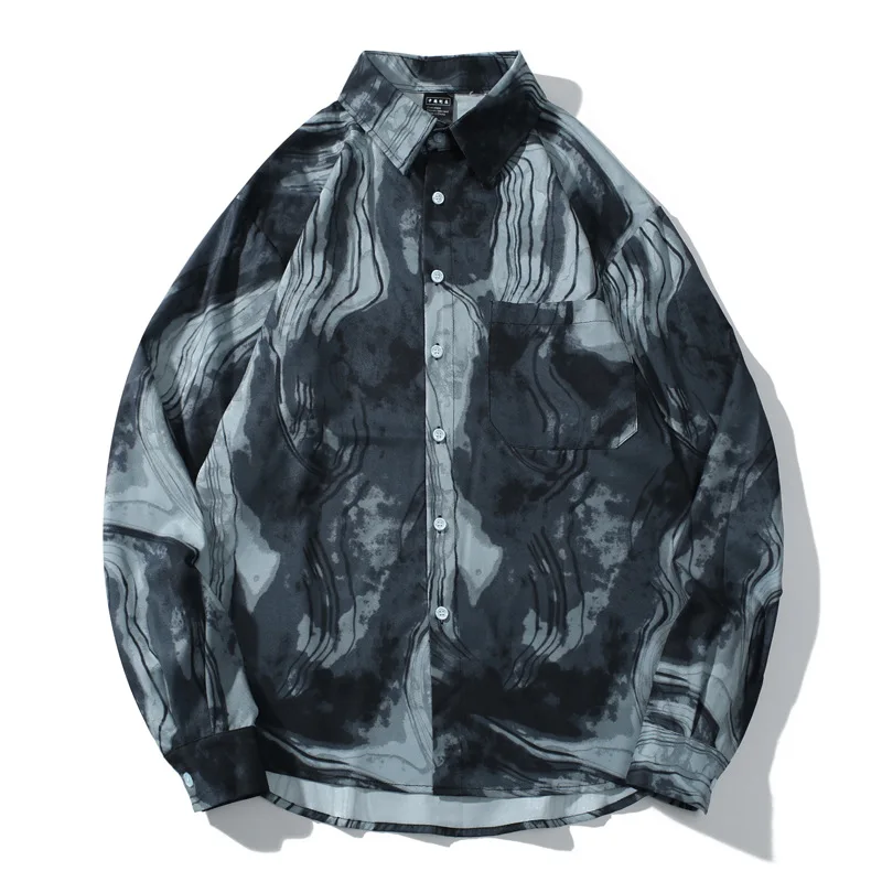 Fashion Brand Men's Loose Shirt Autumn Winter New Large Size Shirt Camouflage Printing Men's Shirt Long Sleeves Mens Clothing
Fashion Brand Men's Loose Shirt Autumn Winter New Large Size Shirt Camouflage Printing Men's Shirt Long Sleeves Mens Clothing