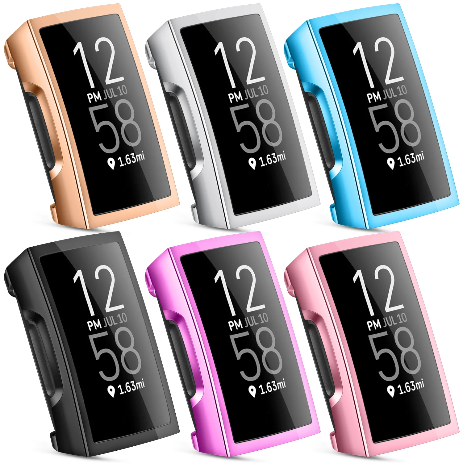 Защитный чехол для экрана для Fitbit Charge 3, чехол с мягким покрытием из ТПУ, защитная рамка, чехол-бампер для Fitbit Charge 3, аксессуары
Защитный чехол для экрана для Fitbit Charge 3, чехол с мягким покрытием из ТПУ, защитная рамка, чехол-бампер для Fitbit Charge 3, аксессуары