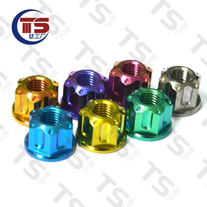 Шестигранная титановая гайка TS M10 X 1,25, задняя ось мотоцикла, титановая Фланцевая гайка, титановые гайки, крепеж Ti 6 шт.
Шестигранная титановая гайка TS M10 X 1,25, задняя ось мотоцикла, титановая Фланцевая гайка, титановые гайки, крепеж Ti 6 шт.