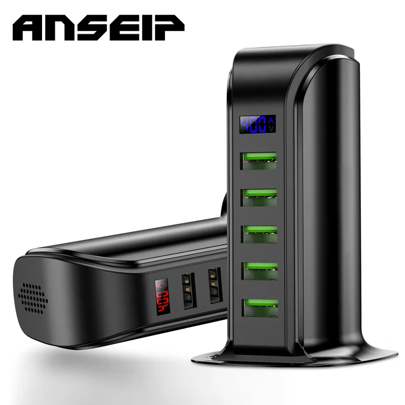 ANSEIP Vertical USB Charger for iPhone 13 12 11 Xiaomi Huawei earphones MacBook 4A Quick charge plug 5 USB Phone Charger Adapter
ANSEIP Vertical USB Charger for iPhone 13 12 11 Xiaomi Huawei earphones MacBook 4A Quick charge plug 5 USB Phone Charger Adapter