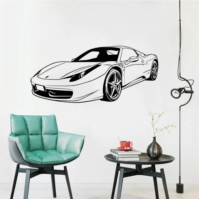 Мультяшные наклейки на стену Ferrari Front, украшение для детской комнаты, гостиной, виниловые водонепроницаемые гоночные автомобильные наклейк...
Мультяшные наклейки на стену Ferrari Front, украшение для детской комнаты, гостиной, виниловые водонепроницаемые гоночные автомобильные наклейк...