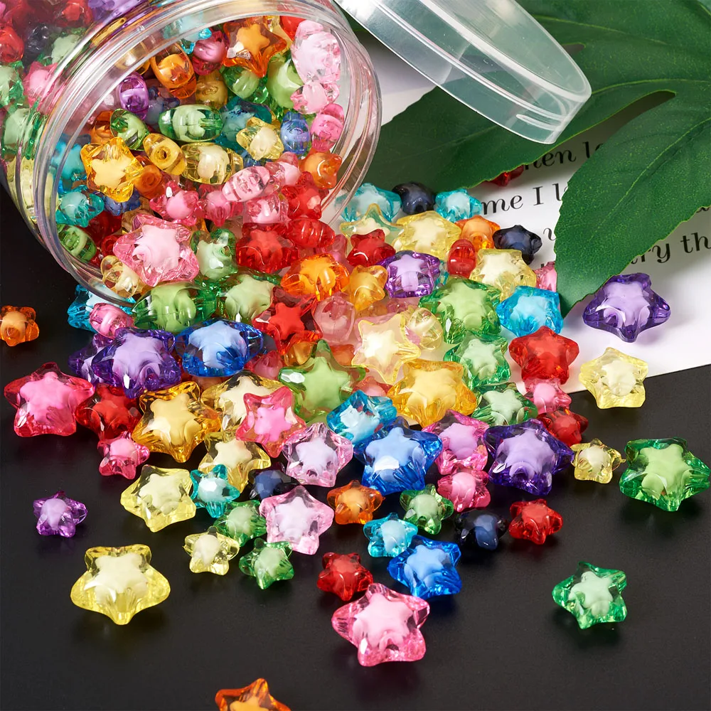 500Pcs/box Colourful Acrylic Spacer Beads Five-pointed Star Loose Beads For DIY Bracelet Necklace Jewelry Making Accessories
500Pcs/box Colourful Acrylic Spacer Beads Five-pointed Star Loose Beads For DIY Bracelet Necklace Jewelry Making Accessories