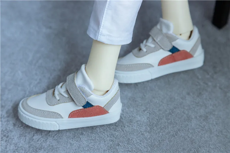 BJD men's shoes red and blue splicing street sneakers with low top board shoes 3 point 4 point uncle baby shoes
BJD men's shoes red and blue splicing street sneakers with low top board shoes 3 point 4 point uncle baby shoes