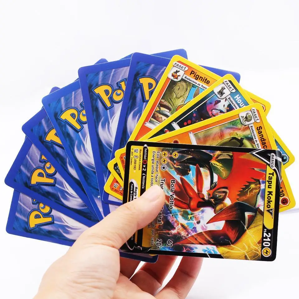360Pcs Pokemon Cards Toys Spanish Trading Card Game Sword Shield Collection Box Card Espada Escudo Pokmon Card Game For Kids
360Pcs Pokemon Cards Toys Spanish Trading Card Game Sword Shield Collection Box Card Espada Escudo Pokmon Card Game For Kids