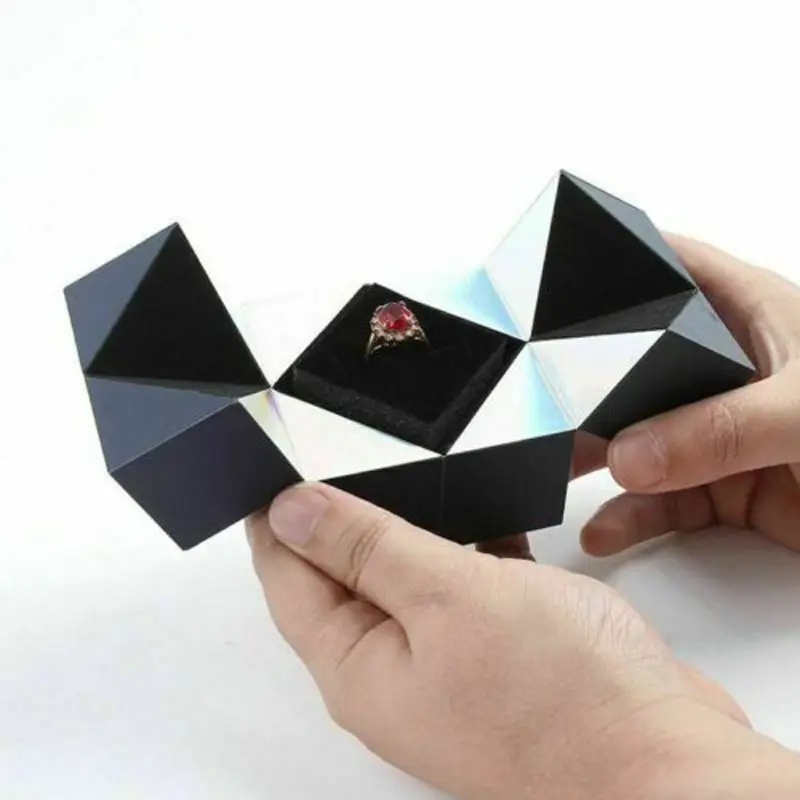 Magic Cube Jewelry Packaging Box Valentine's Day Personalisation Propose Marriage Ring Box
Magic Cube Jewelry Packaging Box Valentine's Day Personalisation Propose Marriage Ring Box