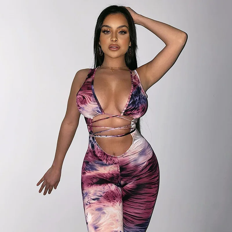 Yg Brand Women's Summer New Sexy Jumpsuit Pants, Wrapped Chest Lace Off Shoulder Tie Dyed Suspender Casual Jumpsuit
Yg Brand Women's Summer New Sexy Jumpsuit Pants, Wrapped Chest Lace Off Shoulder Tie Dyed Suspender Casual Jumpsuit