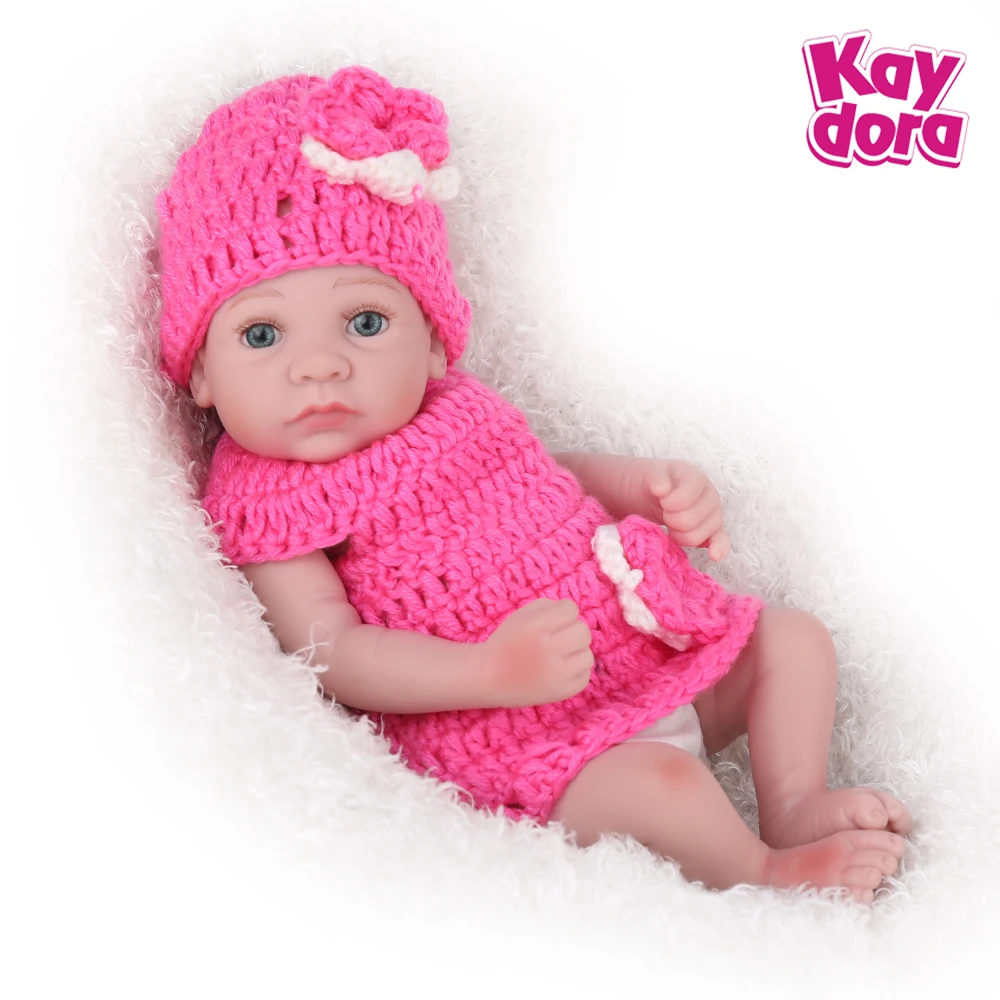 Куклы реборн Bebe 11 дюймов 28 см полный корпус силикон тело девочка детские куклы