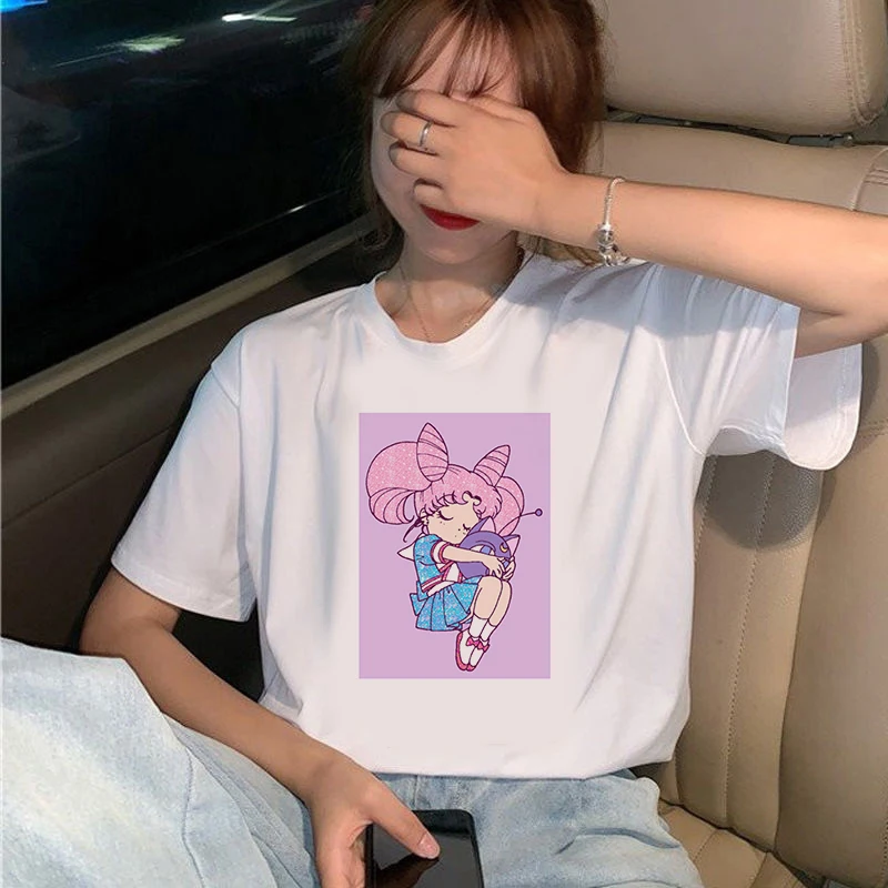 Kawaii T Shirt Women Harajuku Ullzang Cute T-shirt 90s Graphic Aesthetic Female Tshirt Korean Style Cute Top Tees
Kawaii T Shirt Women Harajuku Ullzang Cute T-shirt 90s Graphic Aesthetic Female Tshirt Korean Style Cute Top Tees