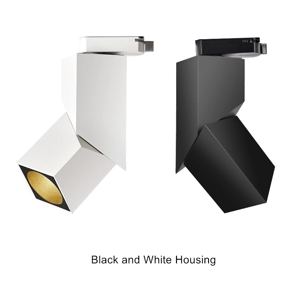 Black/White Nordic LED Track Light Spotlight Rail Modern Dimmable 10W Spot for Living room Bedroom Corridor | Лампы и освещение