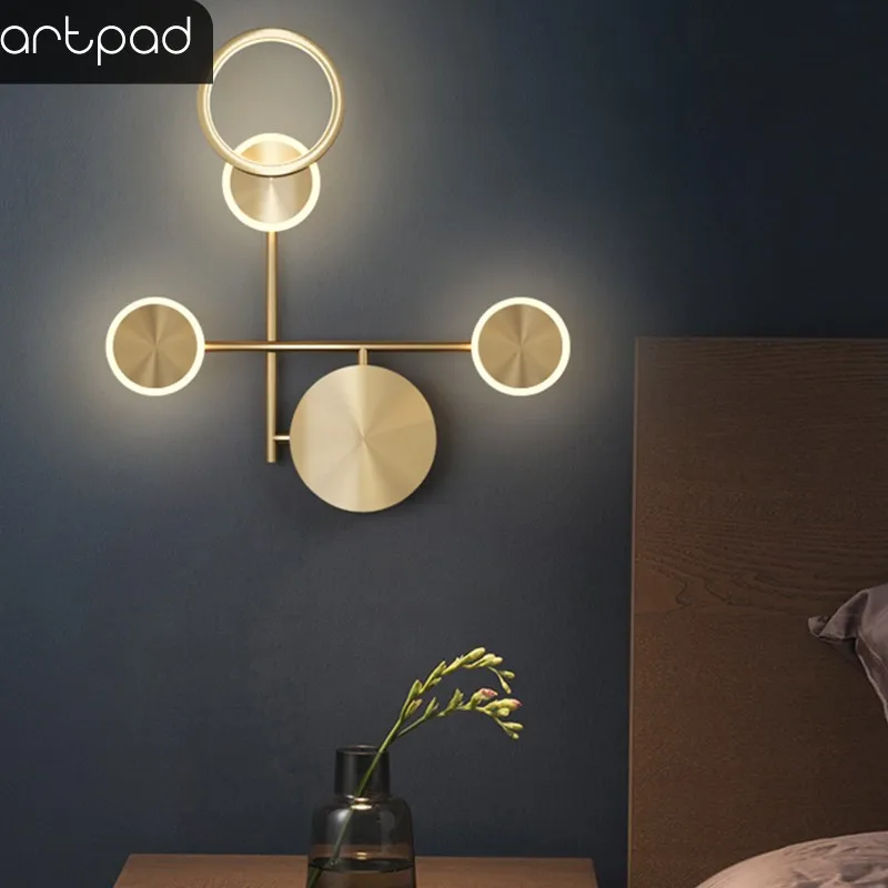 Artpad Modern Copper Modern Led Wall Light Rotatable Bedside Light Black Gold Sconce 3 Light Dim for Reading Stair TV Backfround
Artpad Modern Copper Modern Led Wall Light Rotatable Bedside Light Black Gold Sconce 3 Light Dim for Reading Stair TV Backfround