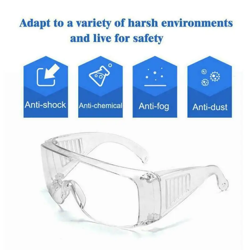 Safety Glasses Anti-Saliva Dust Anti Fog Splash Protection Transparent Goggles
Safety Glasses Anti-Saliva Dust Anti Fog Splash Protection Transparent Goggles