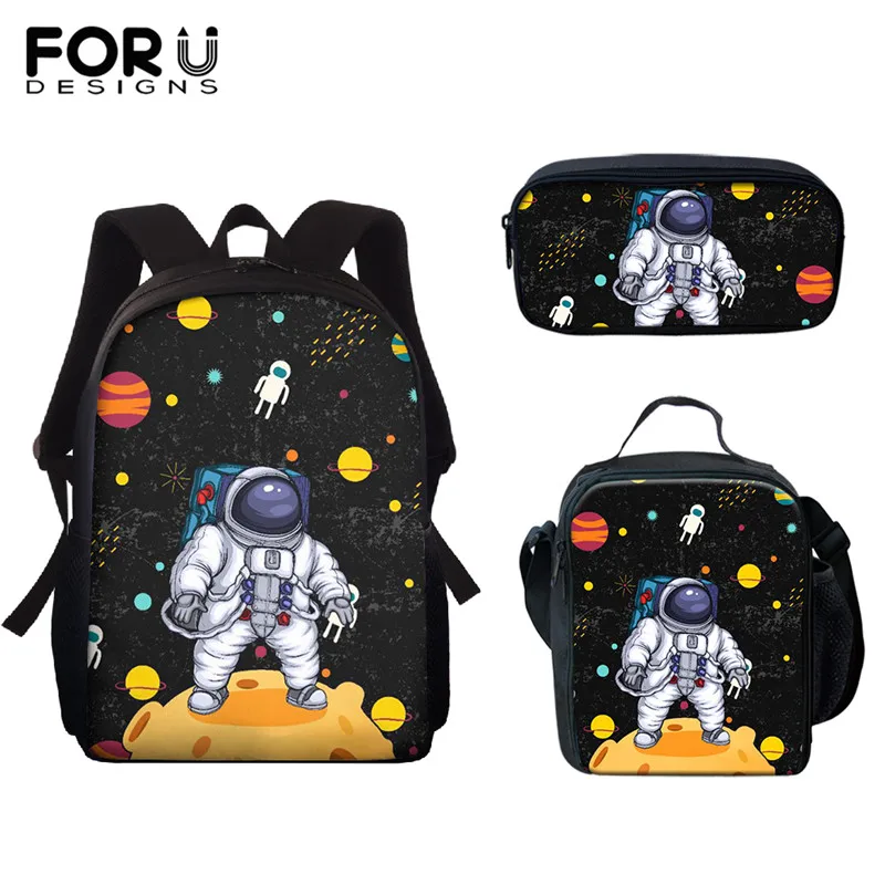 Школьные ранцы для подростков, вместительный рюкзак с принтом астронавта для студентов, детские милые сумки для книг 
Школьные ранцы для подростков, вместительный рюкзак с принтом астронавта для студентов, детские милые сумки для книг