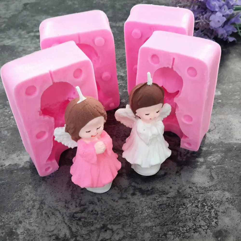 Cake Mold Angel Boy/Girl Silicone Mold DIY Clay Mold Baking Cake Choclate Sope Candle Mold Art Decor
Cake Mold Angel Boy/Girl Silicone Mold DIY Clay Mold Baking Cake Choclate Sope Candle Mold Art Decor