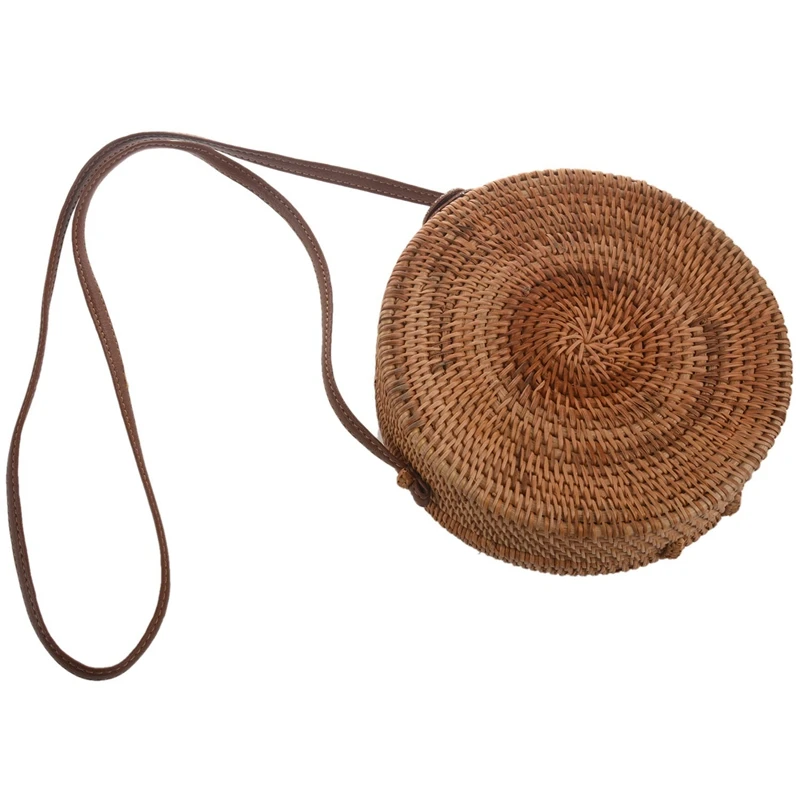 ASDS-Bohemian Bali Rattan Bags For Women Small Circle Beach Handbags Summer Vintage Straw Bag Handmade Messenger Bag(18X8cm)
ASDS-Bohemian Bali Rattan Bags For Women Small Circle Beach Handbags Summer Vintage Straw Bag Handmade Messenger Bag(18X8cm)
