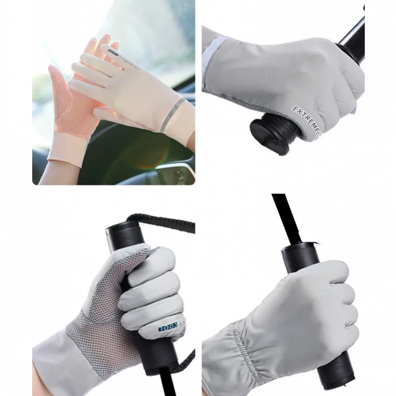 Thin Ice Silk Lace Palm Mesh Exposed Fingers Screen Viscose Driving Gloves Summer Women UV Sunscreen Short Sun Gloves
Thin Ice Silk Lace Palm Mesh Exposed Fingers Screen Viscose Driving Gloves Summer Women UV Sunscreen Short Sun Gloves