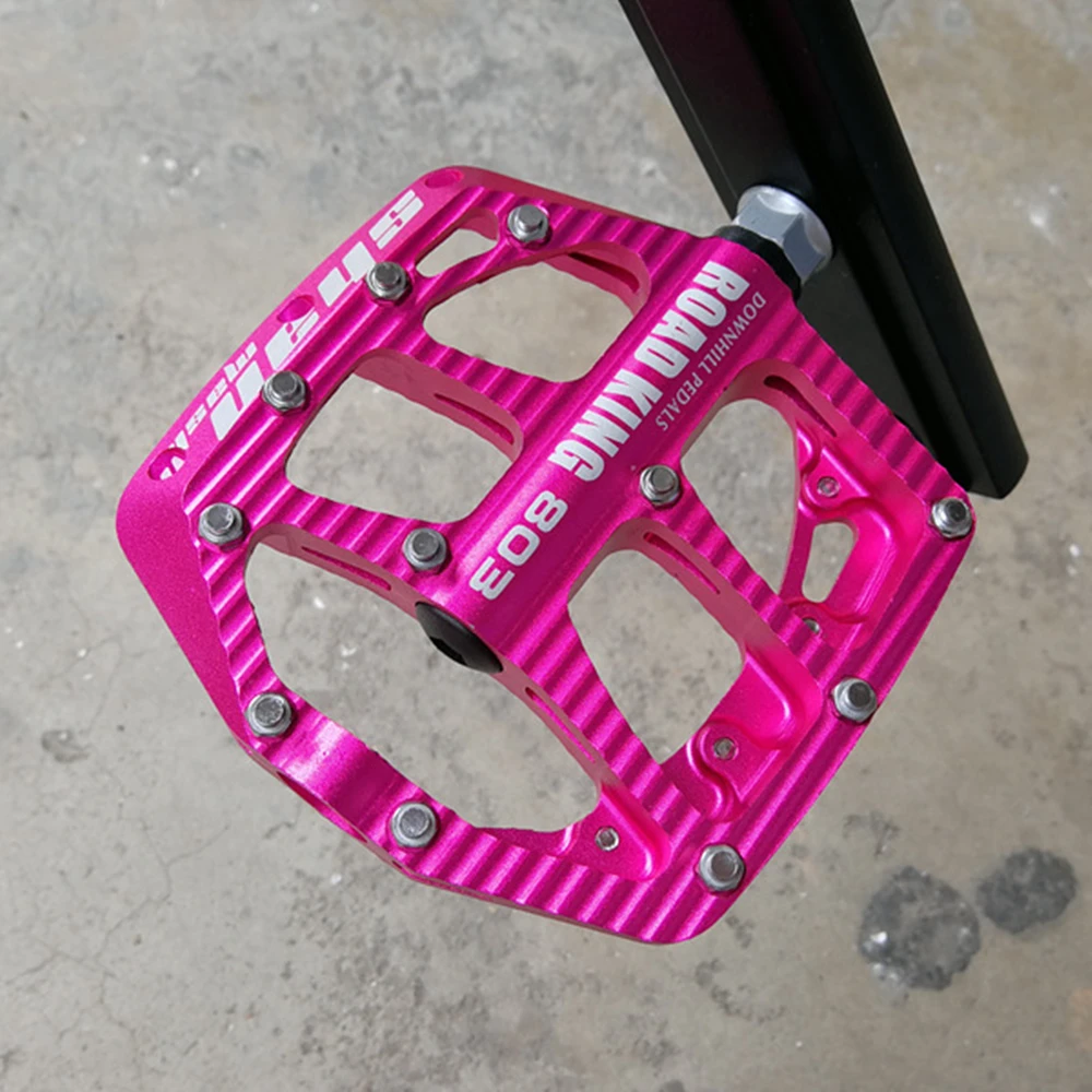 Mountain Bike Sealed Pedals Anodizing CNC Aluminum Body for MTB Road Bicycle DU Bearing Non-Slip Flat Foot Pedal Part
Mountain Bike Sealed Pedals Anodizing CNC Aluminum Body for MTB Road Bicycle DU Bearing Non-Slip Flat Foot Pedal Part