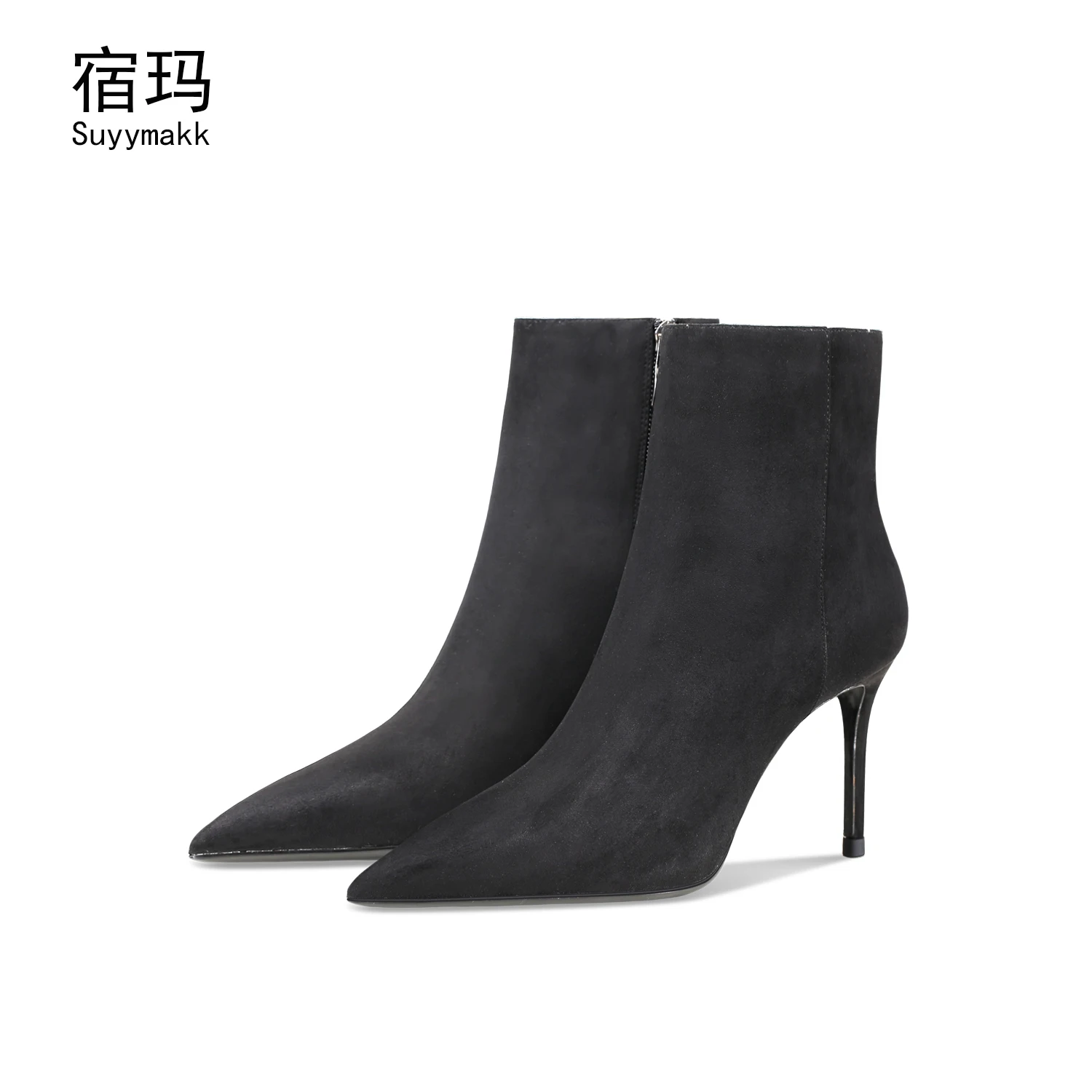 Women High Heel Boots Sexy Flock Stretch Boots Party Ankle Booties 2021 Winter Female Thin Heel Pointed Toe Short Boots 6/8cm 11
Women High Heel Boots Sexy Flock Stretch Boots Party Ankle Booties 2021 Winter Female Thin Heel Pointed Toe Short Boots 6/8cm 11