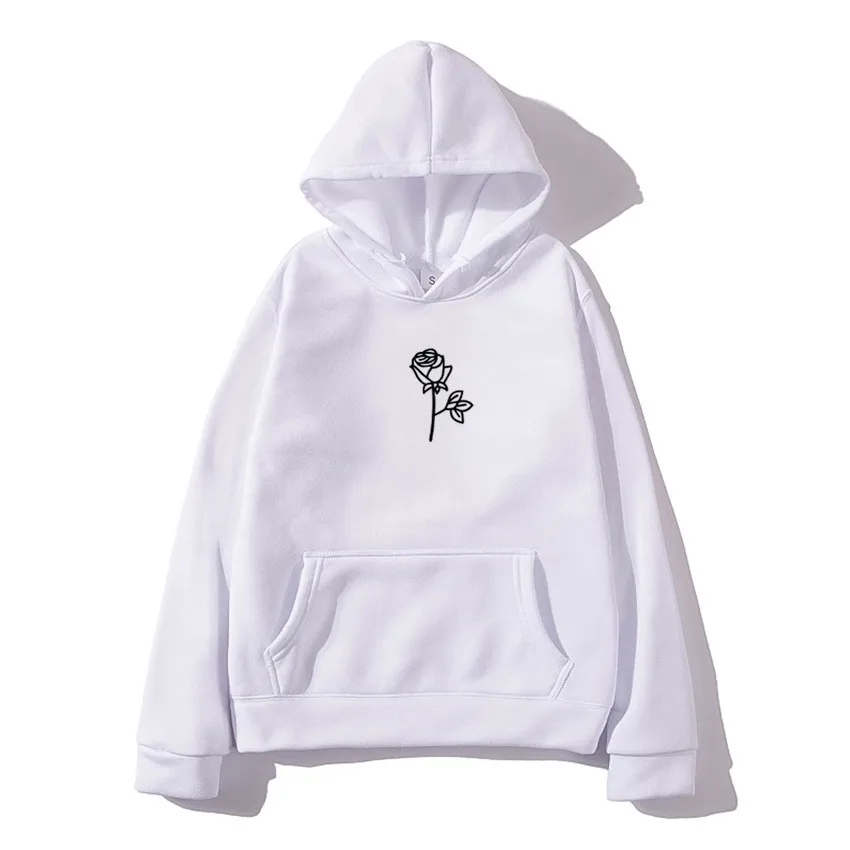New Black White Rose Flower Hoodie Sweatshirts Men Fashion Autumn Winter Oversized Pullover Unisex Tracksuits Streetwear Tops
New Black White Rose Flower Hoodie Sweatshirts Men Fashion Autumn Winter Oversized Pullover Unisex Tracksuits Streetwear Tops