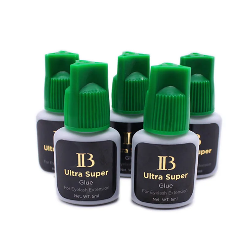 5 Bottles I-Beauty IB Ultra Super Eyelash Extensions Glue 5ml Individual Fast Drying IB Green Cap False Lash Glue Makeup Tools
5 Bottles I-Beauty IB Ultra Super Eyelash Extensions Glue 5ml Individual Fast Drying IB Green Cap False Lash Glue Makeup Tools