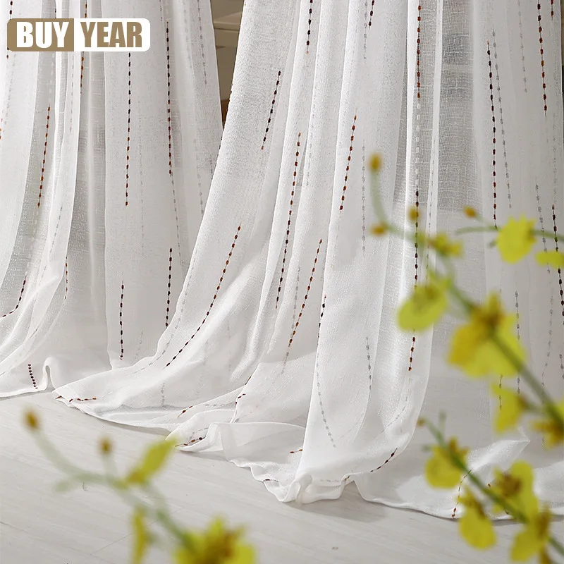 Finished Gauze Screen White Tulle Curtains for Living Room Modern Window Sheer Curtains for Bedroom Kitchen Treatments Fabric
Finished Gauze Screen White Tulle Curtains for Living Room Modern Window Sheer Curtains for Bedroom Kitchen Treatments Fabric