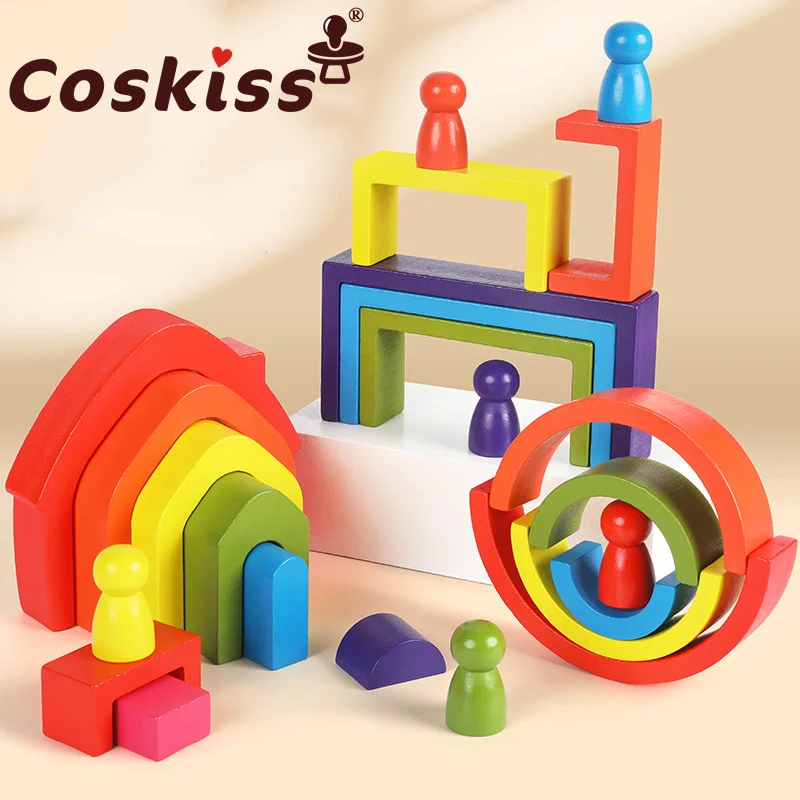 Деревянный Радужный строительный блок Coskiss, геометрическая форма, сборка, комбинация, разнообразие, Дженга, детская головоломка, строительн...
Деревянный Радужный строительный блок Coskiss, геометрическая форма, сборка, комбинация, разнообразие, Дженга, детская головоломка, строительн...