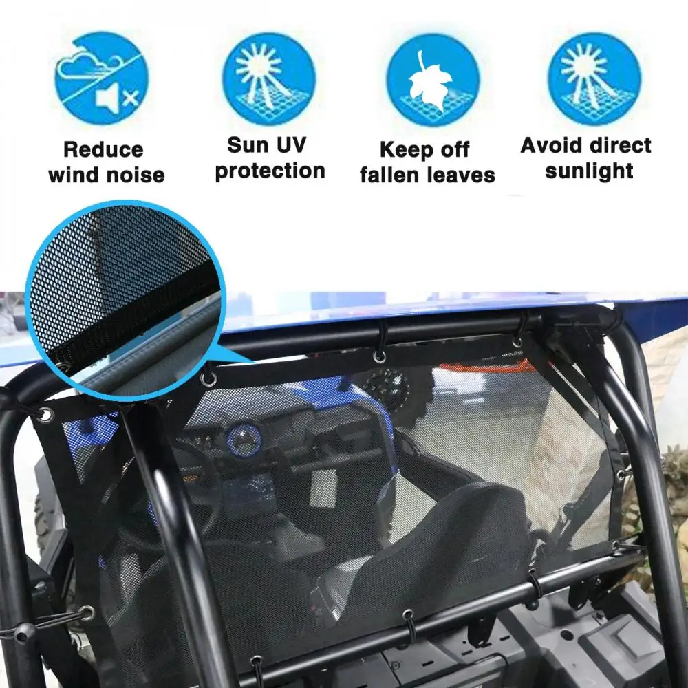UTV Roll Cage Window Shield Shade Mesh Net Cover Set For Polaris RZR XP S 570 800 900 1000 XC Trail Turbo Front Rear Top Guard
UTV Roll Cage Window Shield Shade Mesh Net Cover Set For Polaris RZR XP S 570 800 900 1000 XC Trail Turbo Front Rear Top Guard