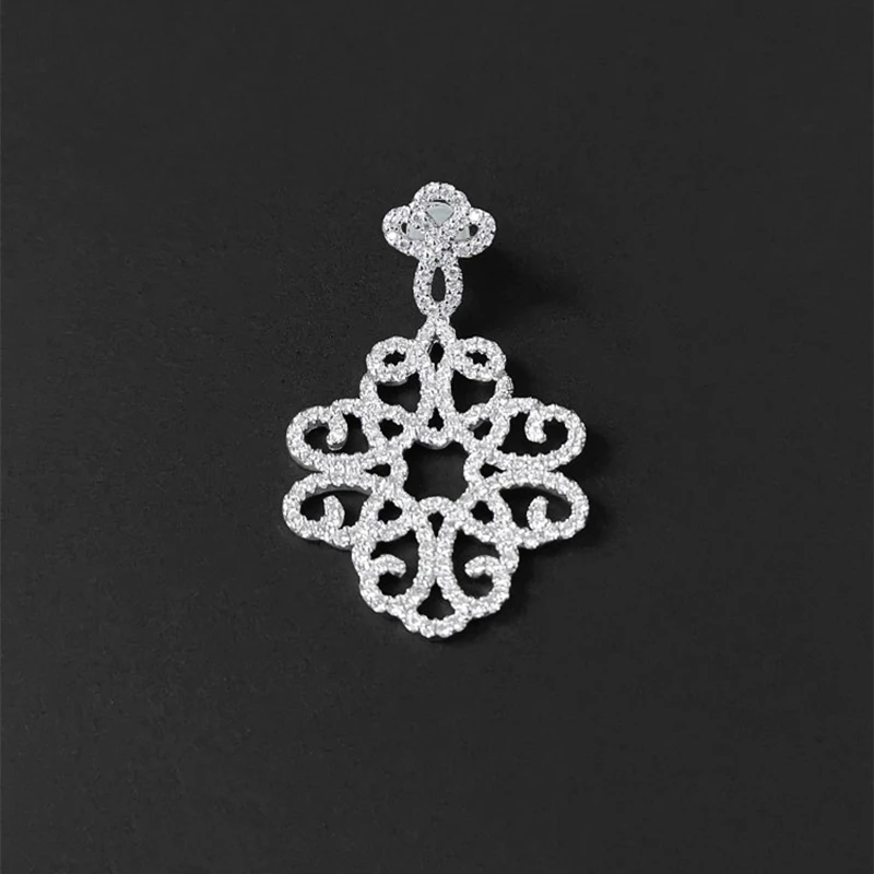 S925 sterling silver Moroccan single arabesque earrings hollow flower popular banquet temperament simple lover gift
S925 sterling silver Moroccan single arabesque earrings hollow flower popular banquet temperament simple lover gift